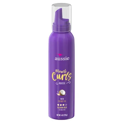 Aussie Miracle Curls Hair Mousse - 6oz