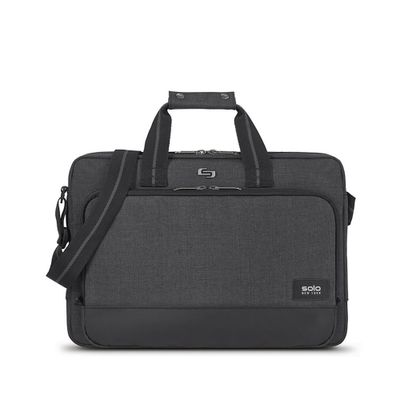 Solo New York Astor 15.6 Laptop Slim Briefcase - Black