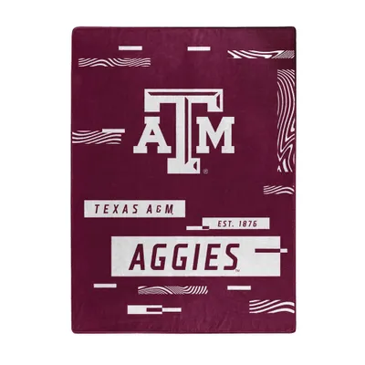 NCAA Texas A&M Aggies Digitized 60 x 80 Raschel Throw Blanket