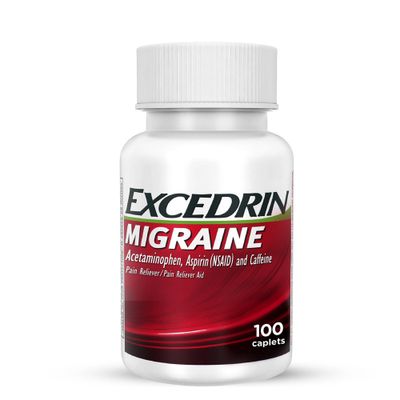 Excedrin Migraine Pain Reliever Caplets - Acetaminophen/Aspirin (NSAID