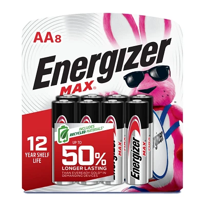 Energizer MAX AA Batteries 8pk - Alkaline Battery