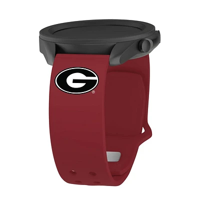 NCAA Georgia Bulldogs Samsung Watch Compatible Silicone Band