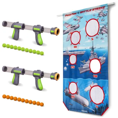 GoSports Door Frame Foam Fire Battle Strike Game Set