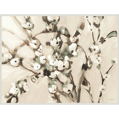 Amanti Art 42x32 Wild Floral Branches Neutral by Katrina Pete Framed Canvas Wall Art Print: Modern Lithograph, Polystyrene Frame