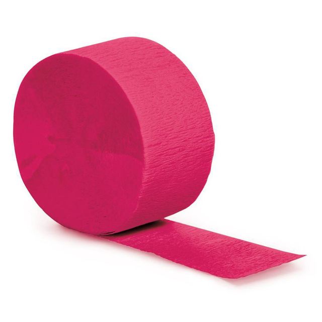 6ct Hot Streamer Magenta: Creative Converting Party Decorations for Birthdays, 81 Paper Streamers, 6 Pack