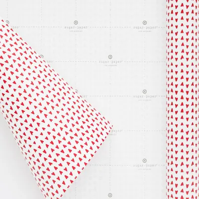 Sugar Paper + Target 25 sq ft 'Love Santa' Gift Wrap Red/White