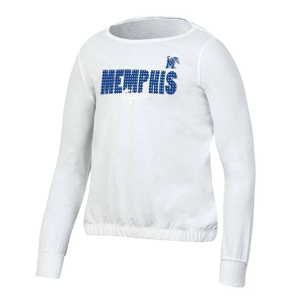 Memphis Tigers NCAA Memphis Tigers Girls White Long Sleeve T-Shirt - XS:  Apparel | The Market Place