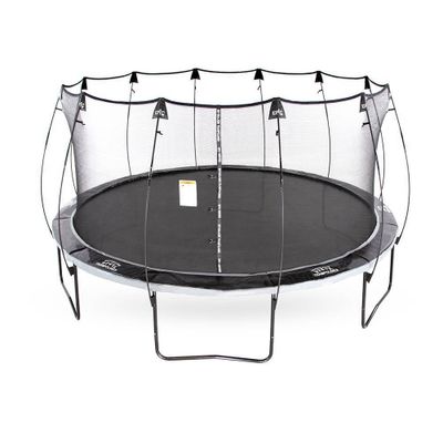 Skywalker Trampolines Epic Series 14 Round Trampoline with Dual Spring Pad - Black/Gray