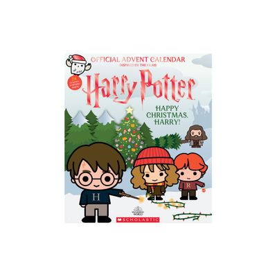 Happy Christmas, Harry: Official Harry Potter Advent Calendar - by Scholastic (Hardcover)