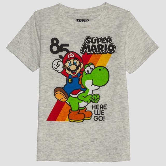 Toddler Boys Super Mario Short Sleeve Graphic T-Shirt