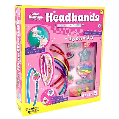 Creativity for Kids My Chic Boutique Headbands: Fashion Craft Kit with Sequins & Accessories for Ages 5+