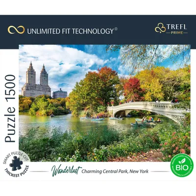 Trefl Wanderlust: Charming Central Park New York Jigsaw Puzzle - 1500pc