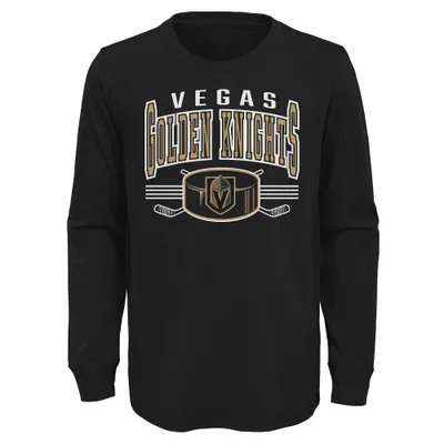 NHL Vegas Golden Knights Boys Long Sleeve T-Shirt - L