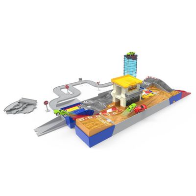 Driven by Battat Airport Playset with Toy Airplane (32pc) Micro