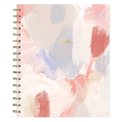 BlueSky 2025 Weekly/Monthly Planner 9.25x7.87 Wirebound Saphne