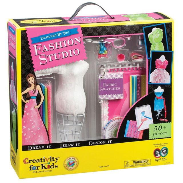 Creativity for Kids Designed by You Fashion Studio: DIY Fashion Design Toy Kit for Aspiring Designers, Ages 9+