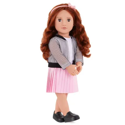 Our Generation Jacinta 18 Fashion Doll with Pink Skirt & Sweater