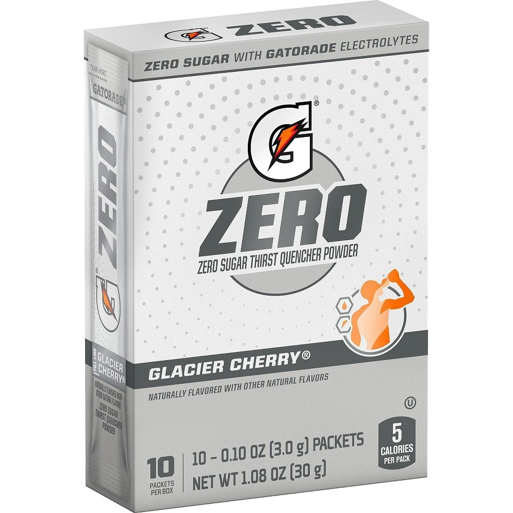 G Zero Glacier Cherry Sport Mix - 10pk/0.084oz Pouches