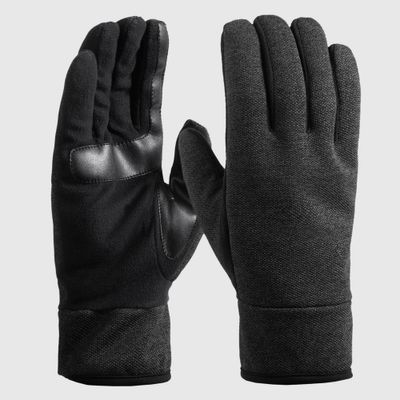 Isotoner Mens Handwear Tech Stretch Fleece Palm Gloves
