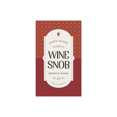 Stuff Every Wine Snob Should Know - (Stuff You Should Know) by Melissa Monosoff (Hardcover)