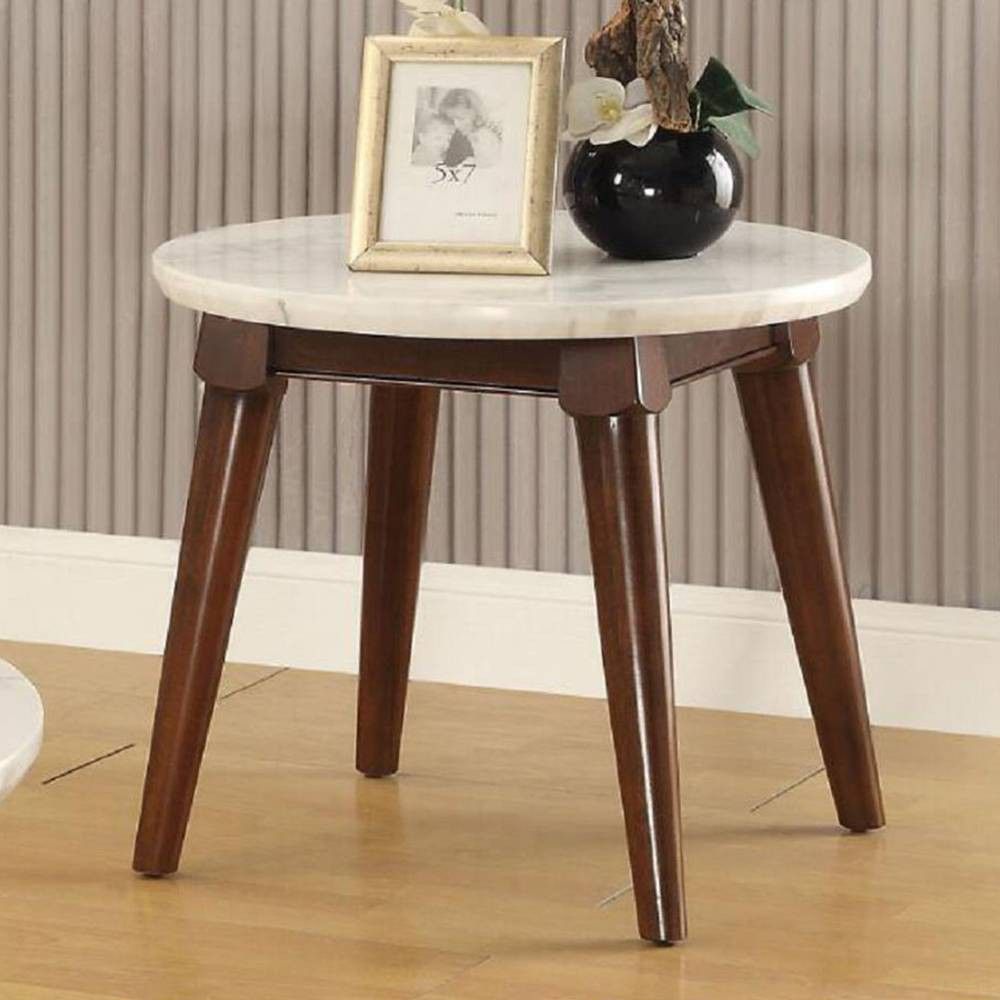 target marble top end table