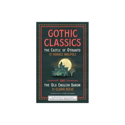 Gothic Classics: The Castle of Otranto and the Old English Baron - (Haunted Library Horror Classics) by Horace Walpole & Clara Reeve (Paperback)