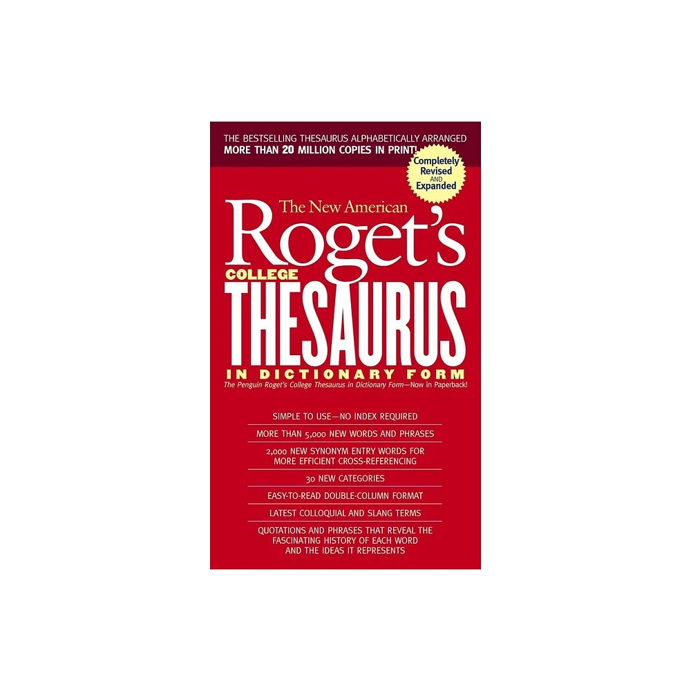 Berkley Books New American Rogets College Thesaurus in Dictionary 