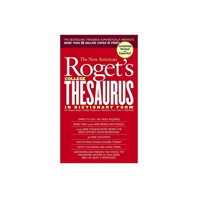 New American Rogets College Thesaurus in Dictionary Form (Revised & Updated) - by Philip D Morehead (Paperback)