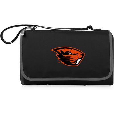 NCAA Oregon State Beavers Blanket Tote Outdoor Picnic Blanket - Black