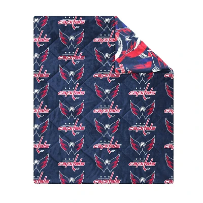 NHL Washington Capitals 50 x 60 Two Sided Plush Throw Blanket