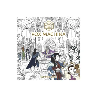 Critical Role: Vox Machina Coloring Book - (Paperback)