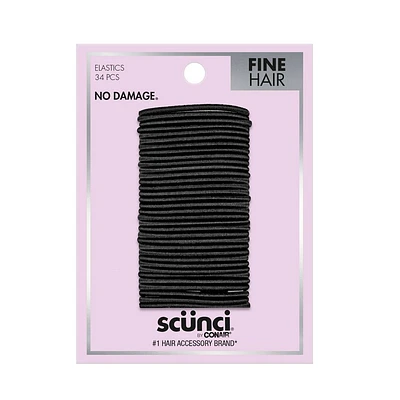 scnci No Damage Elastic Hair Ties - - Fine Hair