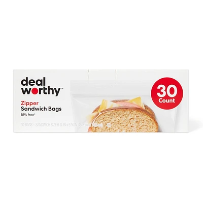 Sandwich Bags - 30ct - Dealworthy