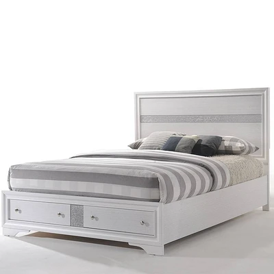 Acme Furniture King Naima Bed White