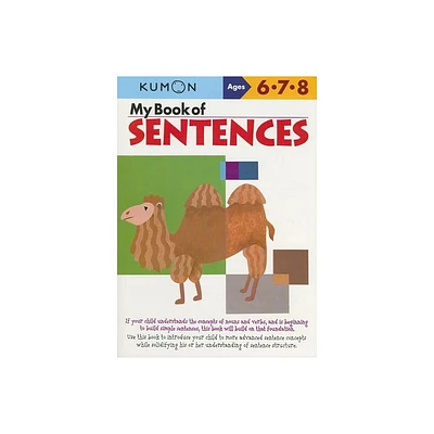 Kumon My Book of Sentences - (Kumon Workbooks) (Paperback)