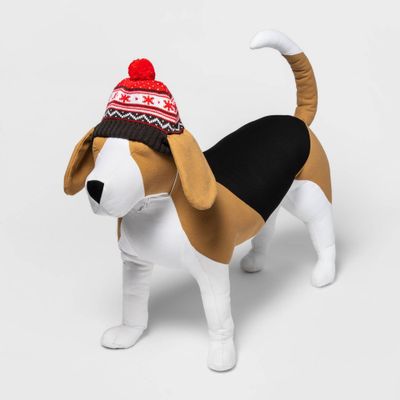 Nordic Ski with Pom Pom Dog Hat -  - Wondershop