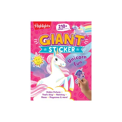 Giant Sticker Unicorn Fun - (Giant Sticker Fun) (Paperback)