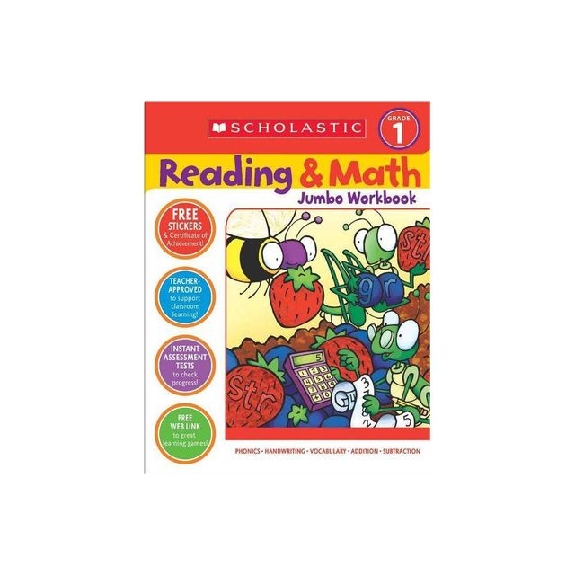 Reading & Math Jumbo Workbook: Grade 1 - by Terry Cooper & Virginia Dooley (Paperback)