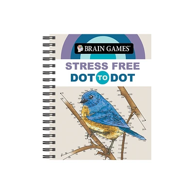 Brain Games - Stress Free: Dot-To-Dot - by Publications International Ltd & Brain Games (Spiral Bound)