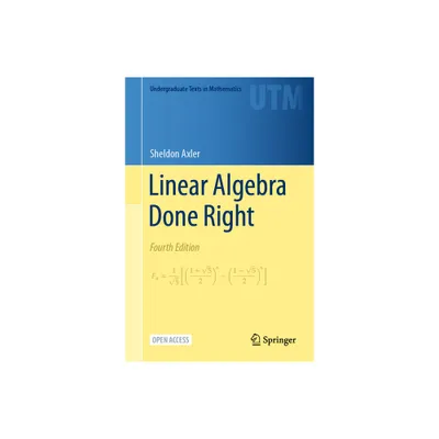 Linear Algebra Done Right