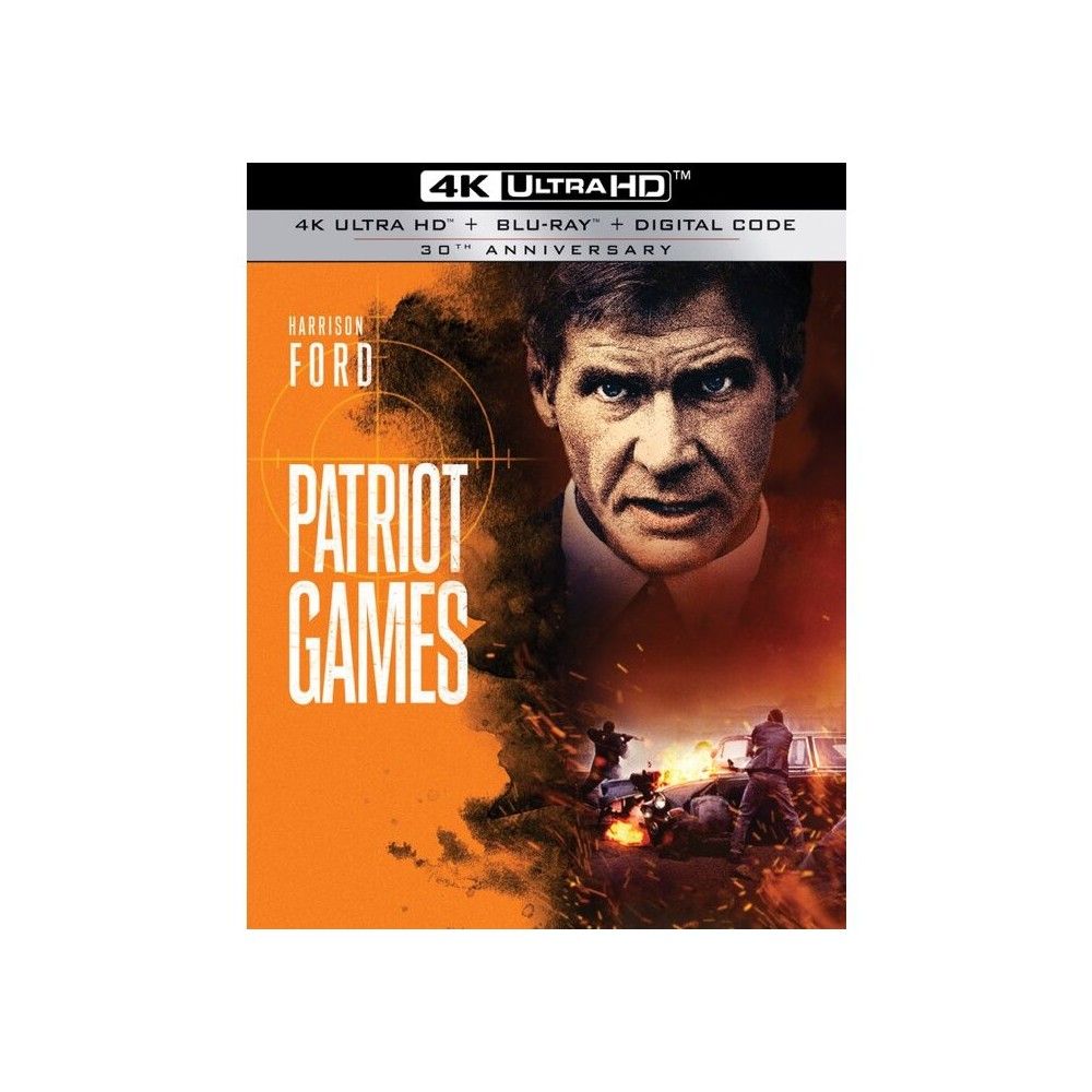 Paramount Pictures Patriot Games (4K/UHD +Digital) | MarketFair Shoppes