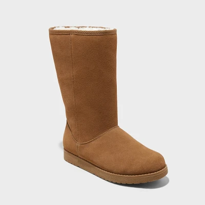 Women Sarah Suede Shearling Winter Boot