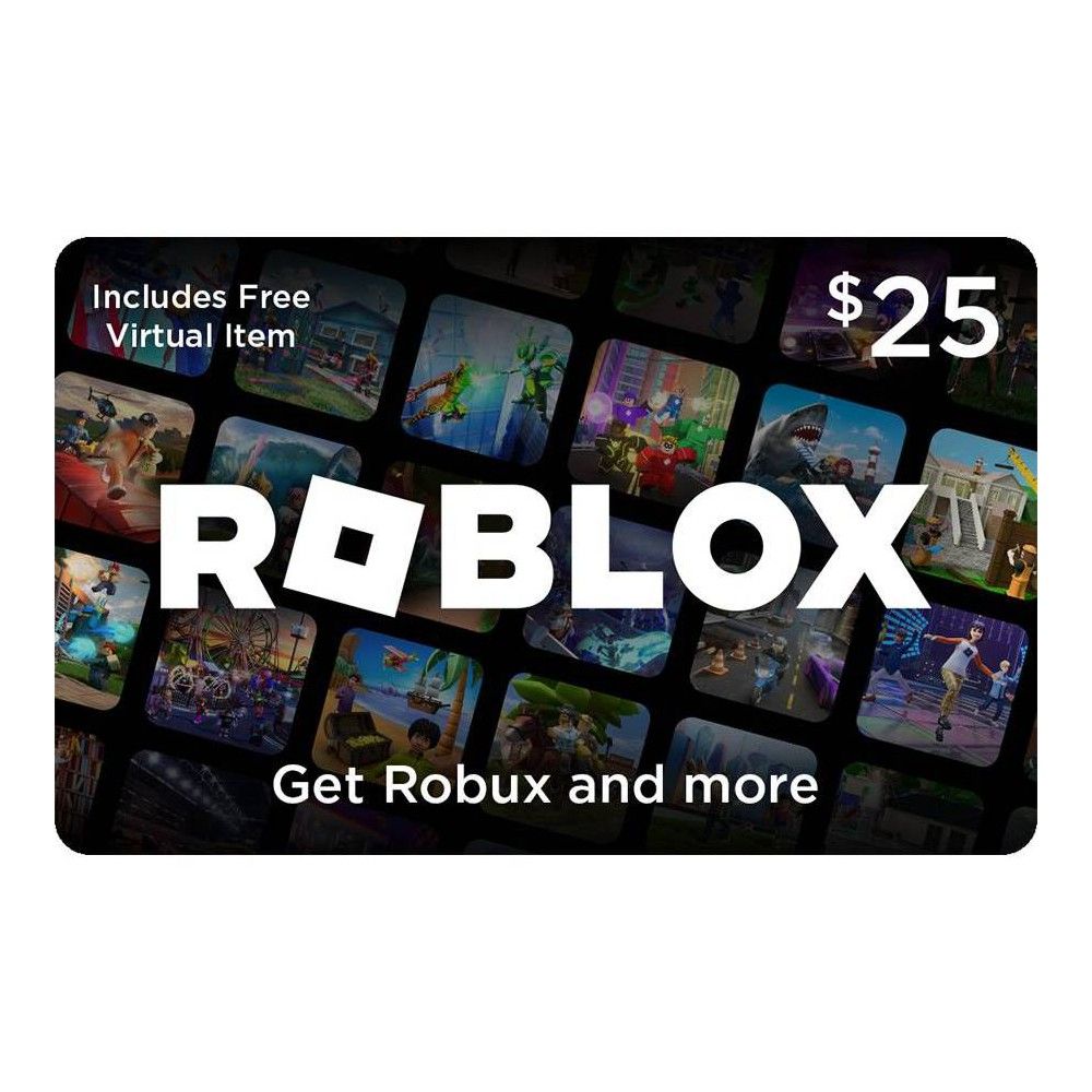 25 dollar gift card - Roblox