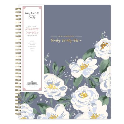 2023 Planner 8.5x11 Weekly/Monthly Celine Navy - Ivory Paper Co