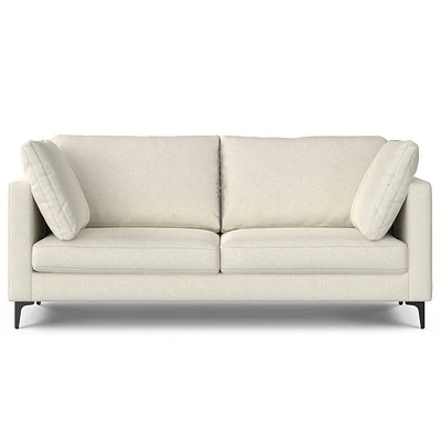 WyndenHall 76 Lana Mid Century Sofa Cream