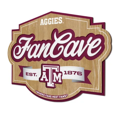 NCAA Texas A&M Aggies Fan Cave Sign