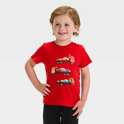 Toddler Boys Cars Graphic Short Sleeve Graphic T-Shirt