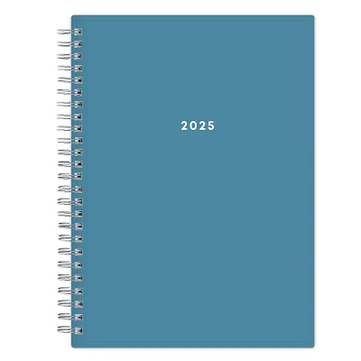 BlueSky 2025 Weekly/Monthly Planner with Notes 8.78x6.73 Wirebound Oxford Blue: Adult Stationery, January-December