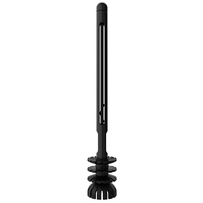 Zak Designs 2pc Duo Clean Bottle Brush Set Black: Silicone & Plastic, Dishwasher-Safe, Water Bottle & Straw Cleaner