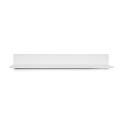 24 No Stud Needed Floating Shelf White - Simple Mount